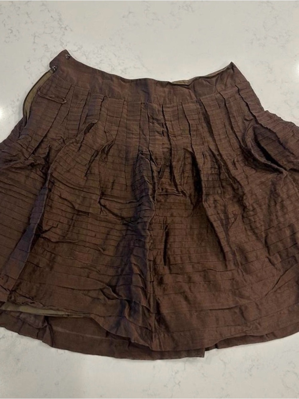 Beautiful Brown Flowy Midi skirt🤎